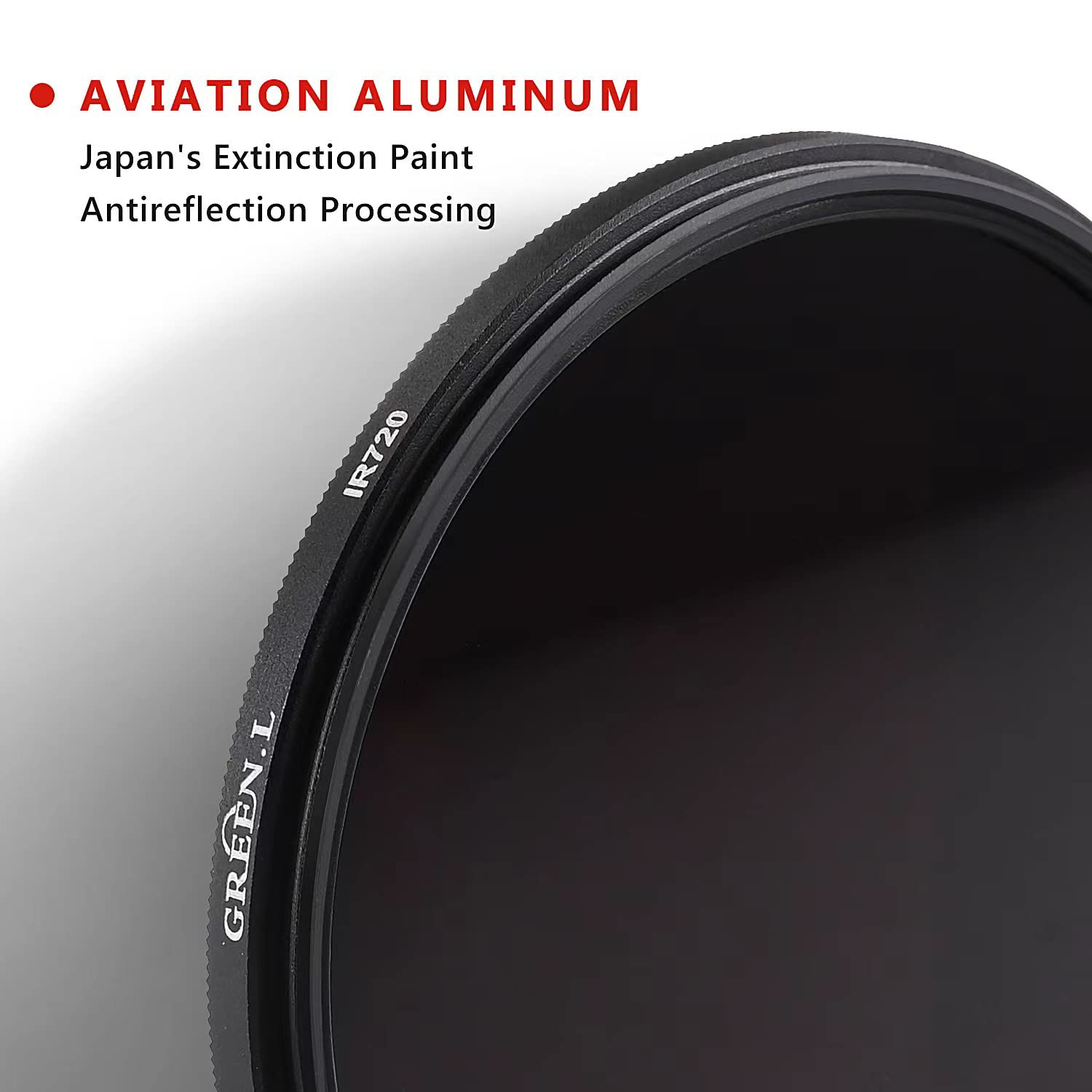 GetUSCart GREEN.L 58mm Infrared Filter, MultiResistant Nano Coating