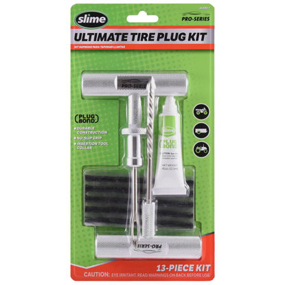 Picture of Slime 20290-1 Tire Plug Kit Pro Series, Ultimate Reamer Plugger Set, Green