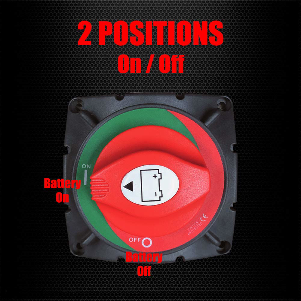 GetUSCart- Ampper High Current Battery Switch, 12-48 V Battery Master ...
