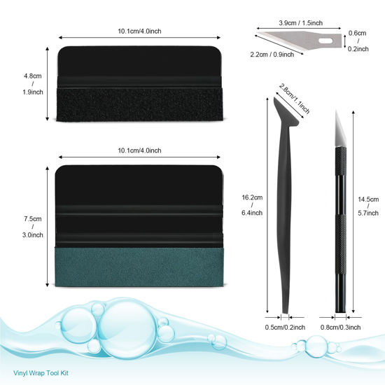 GetUSCart- NEWISHTOOL Car Window Film Tinting Tools, Vinyl Wrap Kit ...