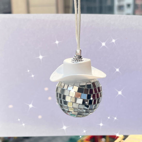 GetUSCart SPANSEE White Car Accessories, Disco Ball Car Accessory