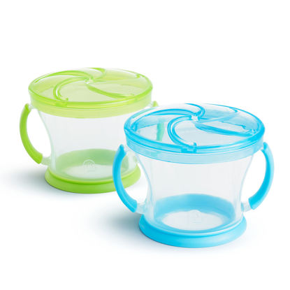 Picture of Munchkin® Snack Catcher® Toddler Snack Cups, 2 Pack, Blue/Green