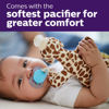 Picture of Philips AVENT Ultra Soft Snuggle Pacifier Holder with Detachable Pacifier, 0-6m, Giraffe, SCF348/01