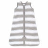 Picture of Burt's Bees Baby unisex baby Beekeeper Blanket, 100% Organic Cotton, Swaddle Transition Sleeping Bag Wearable Blanket, Quilted Grey Rugby, Large US