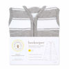 Picture of Burt's Bees Baby unisex baby Beekeeper Blanket, 100% Organic Cotton, Swaddle Transition Sleeping Bag Wearable Blanket, Quilted Grey Rugby, Large US