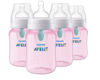 Picture of Philips AVENT Anti-Colic Baby Bottles with AirFree Vent, 9oz, Pink, Pack of 4, SCY703/14
