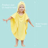 Picture of HIPHOP PANDA Bamboo Hooded Baby Towel - Soft Hooded Bath Towel for Babie, Toddler,Infant, Perfect for Boy and Girl - (Yellow Duck, 21.5 x 22.5 Inch)
