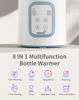 Picture of GROWNSY Bottle Warmer, 8-in-1 Fast Baby Milk Warmer with Timer for Breastmilk or Formula, Accurate Temperature Control, Multifunctional Baby Bottle Warmers for All Bottles- Blue