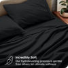 Picture of Bare Home Twin XL Sheet Set - 1800 Ultra-Soft Microfiber Twin Extra Long Bed Sheets - Double Brushed - Deep Pockets - Easy Fit - Extra Soft - 3 Piece Set - Bed Sheets & Pillowcases (Twin XL, Black)
