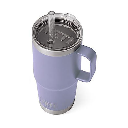 YETI Rambler 26 oz Straw Cup, Vacuum Insulated, Stainless Steel with Straw  Lid, Highlands Olive