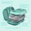 Picture of Bentgo® Kids Chill Lunch Box - Leak-Proof Bento Box with Removable Ice Pack & 4 Compartments for On-the-Go Meals - Microwave & Dishwasher Safe, Patented Design, & 2-Year Warranty (Aqua)