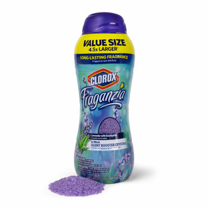 Picture of Clorox BB11150 Fraganzia in-Wash Scent Booster Crystals | Laundry Freshener Beads in Lavender Scent for Fresh, Clean, Great Smelling Clothes| Value 70 Oz
