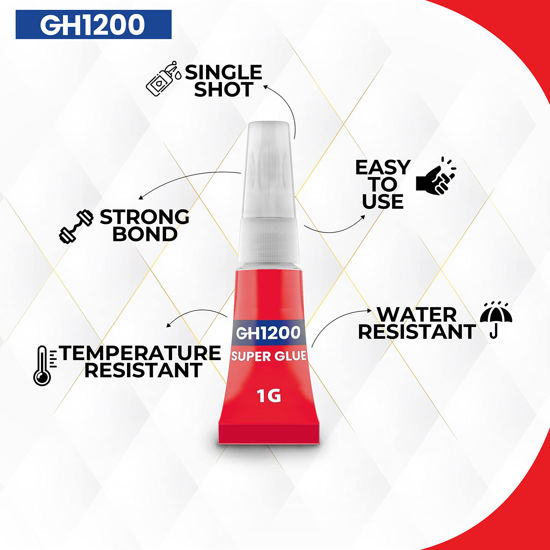GetUSCart- 1 Gram (Pack of 24) Single use Super Glue All Purpose, Super ...