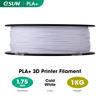 Picture of eSUN PLA+ Filament 1.75mm, 3D Printer Filament PLA Plus, Dimensional Accuracy +/- 0.03mm, 1KG Spool (2.2 LBS) 3D Printing Filament for 3D Printers, Cold White