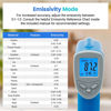 Picture of Etekcity Infrared Thermometer Upgrade 774, Heat Temperature Temp Gun for Cooking, Laser IR Surface Tool for Pizza, Griddle, Grill, HVAC, Engine, Accessories, -58°F to 842°F, Blue