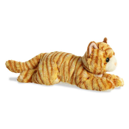 Picture of Aurora® Adorable Flopsie™ Ginger Cat™ Stuffed Animal - Playful Ease - Timeless Companions - Orange 12 Inches