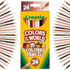 Picture of Crayola 24 Count, Colors of the World, Skin Tone Colored Pencils