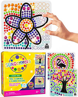Picture of SUNGEMMERS Diamond Window Art Craft Kits for Kids 8-12 - Fun for Girls Ages 8-12, Spring Crafts for Kids Ages 8-12 - Great 6 7 8 9 10 Year Old Girl Birthday Gift