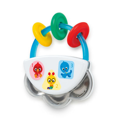Picture of Baby Einstein Tiny Tambourine Musical Toy & Rattle, BPA Free, Take Along, Age 3 Months+