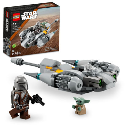 Picture of LEGO Star Wars The Mandalorian’s N-1 Starfighter Microfighter 75363 Building Toy Set for Kids Aged 6 and Up with Mando and Grogu 'Baby Yoda' Minifigures, Fun Gift Idea for Action Play