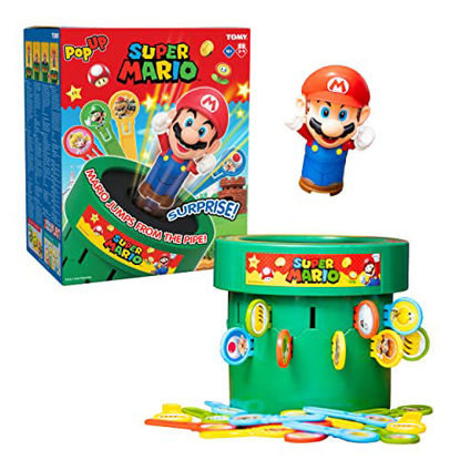 Picture of Pop Up Super Mario Family and Preschool Kids Board Game, 2-4 Players, Suitable for Boys & Girls Ages 4+