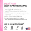 Picture of No Fade Fresh Light Pink Hair Color Depositing Shampoo with BondHeal Bond Rebuilder - Maintain & Refresh Pastel Pink Color, Temporary Hair Color Dye - Sulfate, Paraben, and Ammonia Free 6.4 oz