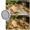 Picture of K&F Concept 40.5mm Polarizer Filter, CPL Polarizing Filter, Reduce Glare/Better Contrast/Ultra-Slim, for Camera Lens + Cleaning Cloth