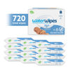 Picture of WaterWipes Plastic-Free Original Baby Wipes, 99.9% Water Based Wipes, Unscented & Hypoallergenic for Sensitive Skin, 720 Count (12 packs), Packaging May Vary