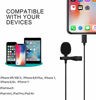 Picture of Lavalier Microphone for iPhone, iPhone Microphone Compatible with iPhone 7, 7 Plus, 8, 8 Plus, X, XR, XS, XS Max, 11, 11 Pro, 11 Pro Max, SE, 12, 12 Pro, Mic for iPhone Video Recording