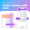 Picture of Easy@Home Ovulation & Pregnancy Test Strips Kit: 25 Ovulation Strips and 10 Pregnancy Tests - Accurate Fertility Tracker OPK | 25LH + 10HCG