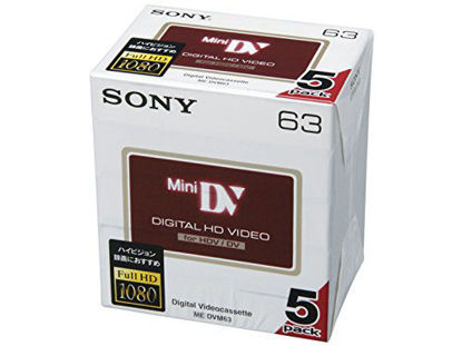 Picture of Sony DVM63 HD DVC Mini Tape - 5 Pack