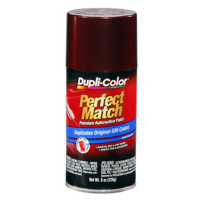 Picture of Dupli-Color EBGM05327 Perfect Match Automotive Spray Paint - General Motors Dark Garnet Red Metallic, 76 WA9154 - 8 oz. Aerosol Can