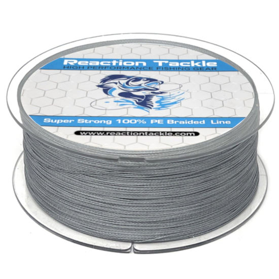 GetUSCart- Reaction Tackle Braided Fishing Line Gray 10LB 300yd
