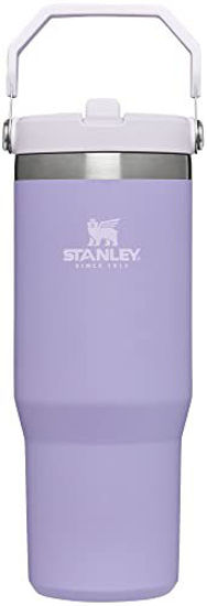 Picture of Stanley IceFlow Stainless Steel Tumbler with Straw - Vacuum Insulated Water Bottle for Home, Office or Car - Reusable Cup with Straw Leakproof Flip - Cold for 12 Hours or Iced for 2 Days (Lavender)