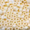 Picture of 1000 Pcs Acrylic Pony Beads 6x9mm Creamy