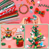 Picture of 180 pcs Christmas Pipe Cleaners, Pipe Cleaners Craft, Arts and Crafts, Crafts, Craft Supplies, Art Supplies (Christmas Mixed)…