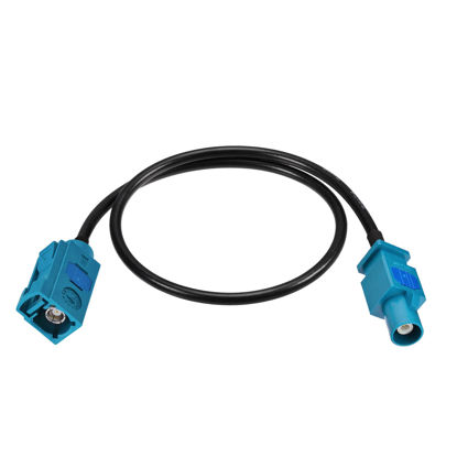 Picture of Bingfu Fakra Z Female to Male Vehicle Antenna Extension Cable 30cm 12 inch for Car Stereo Android Head Unit GPS Navigation FM AM Radio Sirius XM Satellite Radio 4G LTE TEL Telematics Bluetooth Module