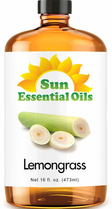 Picture of Sun Essential Oils 16oz - Lemongrass Essential Oil - 16 Fluid Ounces