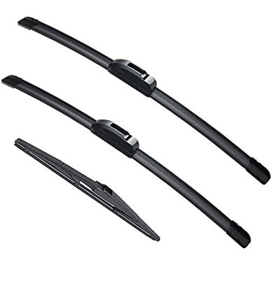 Picture of 3 Wipers Factory Replacement For 2007-2015 MAZDA CX9 CX-9 Original Equipment Replacement Windshield Wiper Blades Set - 26"+17"+14" (Set of 3) Fit J Hook Adapter