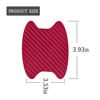 Picture of 8PCS Car Door Handle Sticker, Carbon Fiber Anti-Scratches Car Door Cup Protector, Non-Marking Auto Door Handle Protective Film, Self-Adhesive Door Side Paint Protector for All Cars (Wine Red/8 PCS)