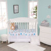 Picture of 2 Pack Fitted Crib Sheets for Boys in 100% Jersey Knit Cotton -Boy’s Crib Mattress Sheets in Celestial Themes - Blue with White Stars and White with Blue and Gray Clouds by Everyday Kids
