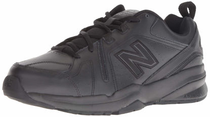 Picture of New Balance Men's 608 V5 Casual Comfort Cross Trainer, Black/Black, 8 X-Wide