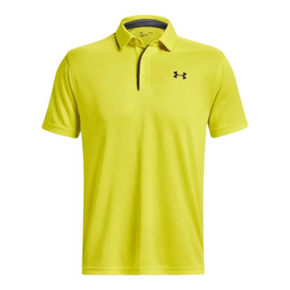 Picture of Under Armour Men's Tech Golf Polo , (799) Starfruit / / Pitch Gray , Medium