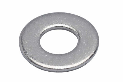 Picture of Bolt Dropper 8 x 3/8" Stainless Steel Flat Washers - Small Metal Washer Hardware - Plain Finish, Rust-Resistant Washer - Precisely Machined for Secure Connection - 100 Pack