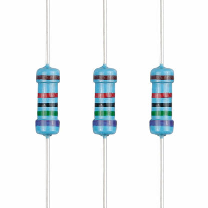 Picture of EDGELEC 100pcs 75K ohm Resistor 1/2w (0.5Watt) ±1% Tolerance Metal Film Fixed Resistor, Multiple Values of Resistance Optional