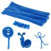 Picture of 100 Pieces Pipe Cleaners Chenille Stem, Solid Color Pipe Cleaners Set for Pipe Cleaners DIY Arts Crafts Decorations, Chenille Stems Pipe Cleaners (Lake Blue)
