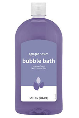 Picture of Amazon Basics Bubble Bath, Lavender Scent, 32 Fluid Ounces, Pack of 1