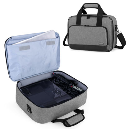 LUXJA Rolling Teacher Bag with Laptop Compartment and Detachable Dolly,  Multifunctional Rolling Teacher Tote Bag (Patent Pending), Gray