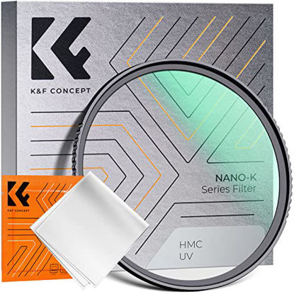 Picture of K&F Concept 43mm MCUV Lens Protection Filter 18 Multi-Coated Camera Lens UV Filter Ultra Slim with Cleaning Cloth (K-Series)
