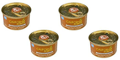 Picture of California Scents Air Freshener 4-Pack Car Air Freshener (Capistrano Coconut)